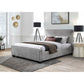 SPERLING FABRIC KING BED IN GREY - MyChocolateWood