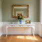 STEWART QUEEN ANN SOLID MAHOGANY 3 DRAWERS CONSOLE TABLE/HALL TABLE IN SOLID WHITE 180CM - MyChocolateWood