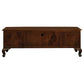 STEWART QUEEN ANN STYLE SOLID MAHOGANY 2 DOORS 2 DRAWERS 180CM TV UNIT - MAHOGANY - MyChocolateWood