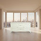 Stewart Queen Ann Style Solid Mahogany 2 Doors 2 Drawers 160cm Buffet / Sideboard in White - Chocolate Wood