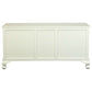 Stewart Queen Ann Style Solid Mahogany 2 Doors 2 Drawers 160cm Buffet / Sideboard in White - Chocolate Wood