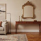 Stewart Queen Ann Style Solid Mahogany Console Table 3 Drawers 180cm in Mahogany - Chocolate Wood