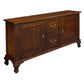 Stewart Queen Ann Style Solid Mahogany 2 Doors 2 Drawers 160cm Buffet / Sideboard in Mahogany - Chocolate Wood