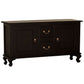 Stewart Queen Ann Style Solid Mahogany 2 Doors 2 Drawers 160cm Buffet / Sideboard in Chocolate - Chocolate Wood