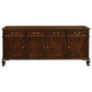 STEWART QUEEN ANN STYLE SOLID MAHOGANY BUFFET/SIDEBOARD 4 DOORS 4 DRAWERS MAHOGANY COLOURS 200CM IN MAHOAGNY - MyChocolateWood