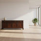 STEWART QUEEN ANN STYLE SOLID MAHOGANY BUFFET/SIDEBOARD 4 DOORS 4 DRAWERS MAHOGANY COLOURS 200CM IN MAHOAGNY - MyChocolateWood