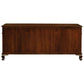 Stewart Queen Ann Style Solid Mahogany 4 Doors 4 Drawers 200cm Buffet / Sideboard in Mahogany - Chocolate Wood