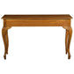STEWART QUEEN ANN STYLE SOLID MAHOGANY CONSOLE TABLE/CONSOLE IN LIGHT PECAN - MyChocolateWood
