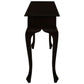 STEWART QUEEN ANN STYLE SOLID MAHOGANY CONSOLE TABLE/HALL TABLE 2 DRAWERS CHOCOLATE 230CM - MyChocolateWood