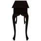 Stewart Queen Ann Style Solid Mahogany Console Table / Hall Table 2 Drawers 120cm in Chocolate - Chocolate Wood
