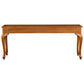 Stewart Queen Ann Style Solid Mahogany Console Table 3 Drawers 180cm in Light Pecan - Chocolate Wood
