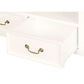 STEWART QUEEN ANN STYLE SOLID MAHOGANY TV UNIT 2 DOORS 2 DRAWERS WHITE/CARAMEL - MyChocolateWood