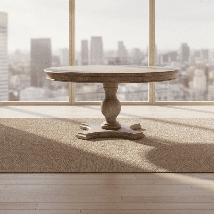 SULLIVAN RECLAIMED ELM ROUND DINING TABLE 120CM - MyChocolateWood