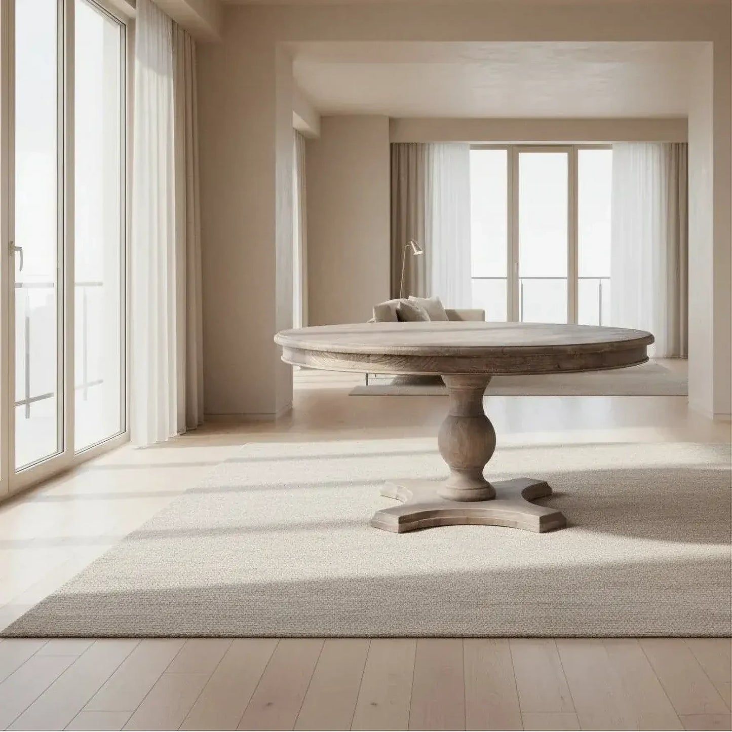 Sullivan Reclaimed Elm Round Dining Table 150cm