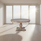 SULLIVAN RECLAIMED ELM ROUND DINING TABLE 180CM - MyChocolateWood
