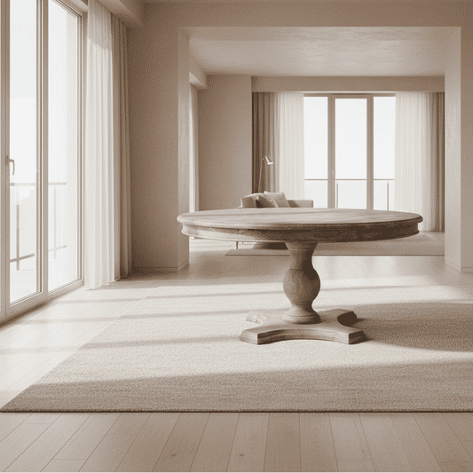 SULLIVAN RECLAIMED ELM ROUND DINING TABLE 150CM - MyChocolateWood