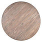 Sullivan Reclaimed Elm Round Dining Table pedestal base