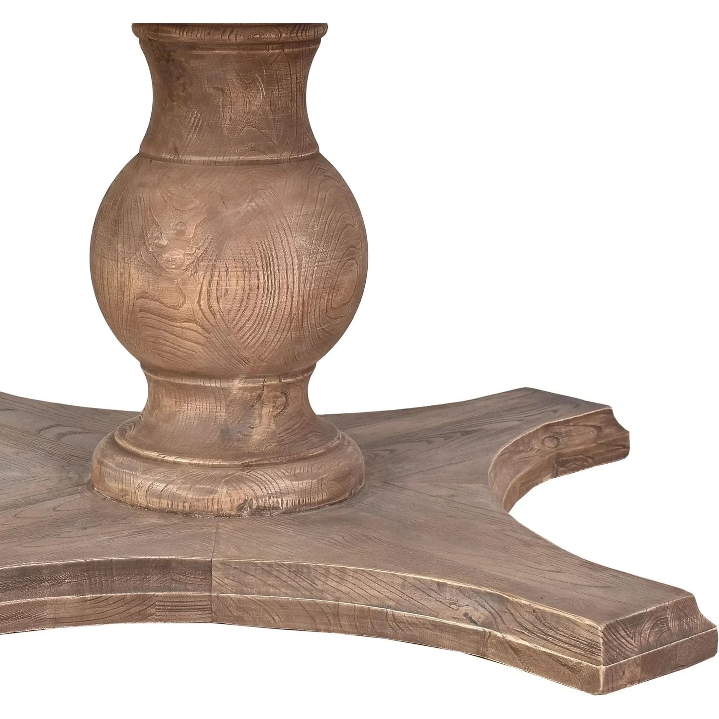 Sullivan Reclaimed Elm Round Dining Table top detail