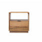 TAMWORTH 1 DRAWER LAMP TABLE/SIDE TABLE IN MARRI WOOD - NATURAL - MyChocolateWood