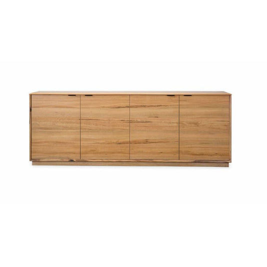 TAMWORTH 4 DOOR BUFFET/SIDEBOARD IN MARRI WOOD - NATURAL - MyChocolateWood
