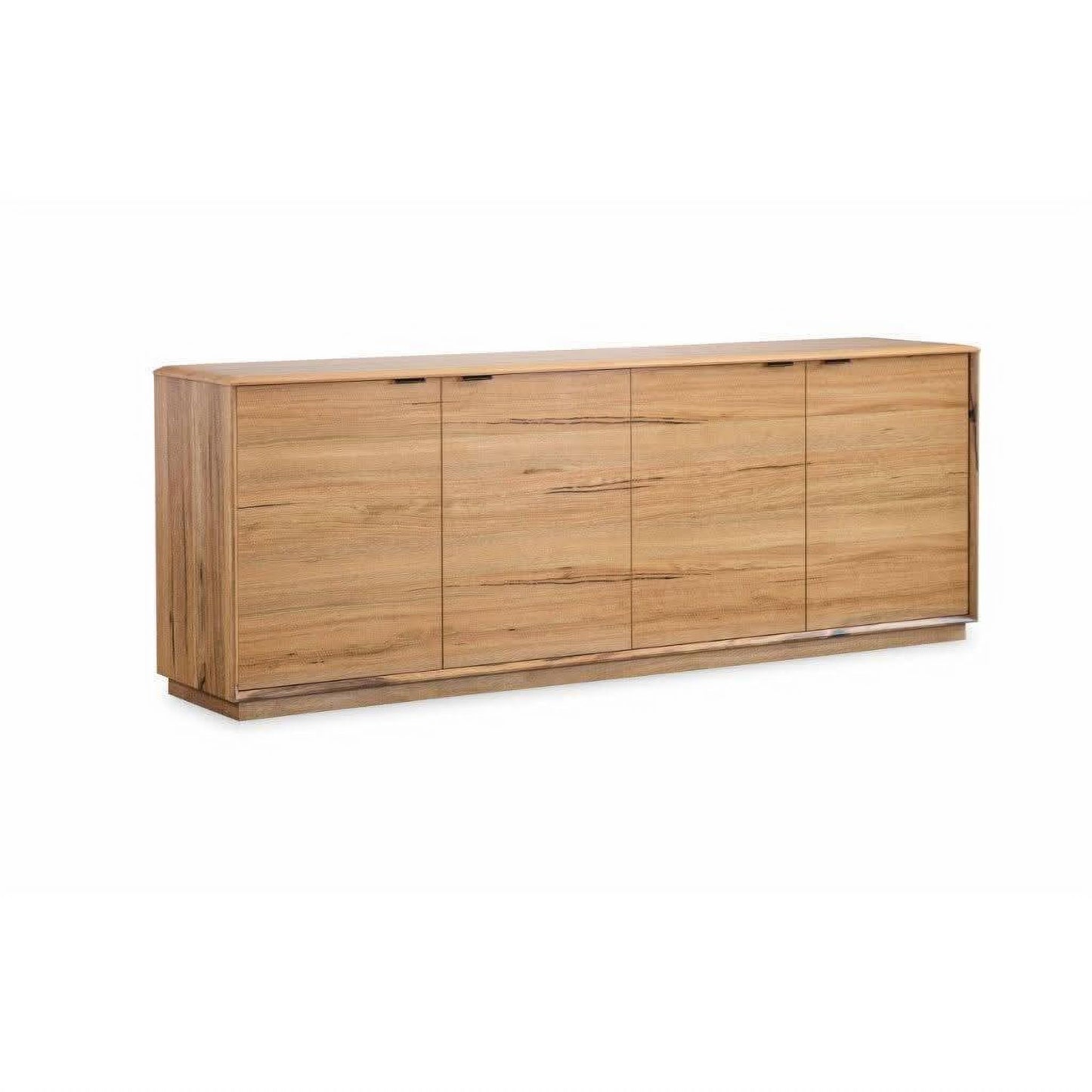 Tamworth 4-door buffet sideboard by MyChocolateWood in natural Marri wood with a sleek, modern design and ample storage space.