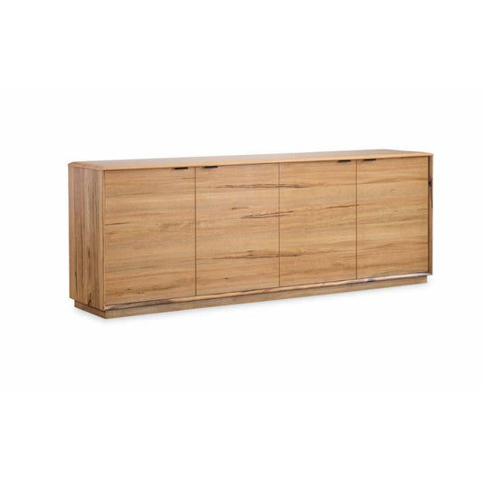 TAMWORTH 4 DOOR BUFFET/SIDEBOARD IN MARRI WOOD - NATURAL - MyChocolateWood