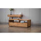 TAMWORTH SOLID MARRI WOOD COFFEE TABLE 2 DRAWERS - NATURAL - MyChocolateWood