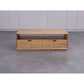 TAMWORTH SOLID MARRI WOOD COFFEE TABLE 2 DRAWERS - NATURAL - MyChocolateWood