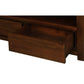 Tanaka Solid Mahogany TV Unit 120cm with 2 Drawers in Mahogany - Chocolate Wood