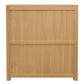 Tanaka 5 Drawer Tallboy / Chest of 5 Drawers in Natural, solid white cedar (Mindi wood) - Chocolate Wood