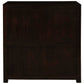 Tanaka 5 Drawer Tallboy / Chest of 5 Drawers in Chocolate - Chocolate Wood
