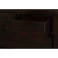 Tanaka 5 Drawer Tallboy / Chest of 5 Drawers in Chocolate - Chocolate Wood