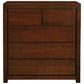 TANAKA SOLID MAHOGANY 5 DRAWERS TALLBOY IN MAHOGANY - MyChocolateWood