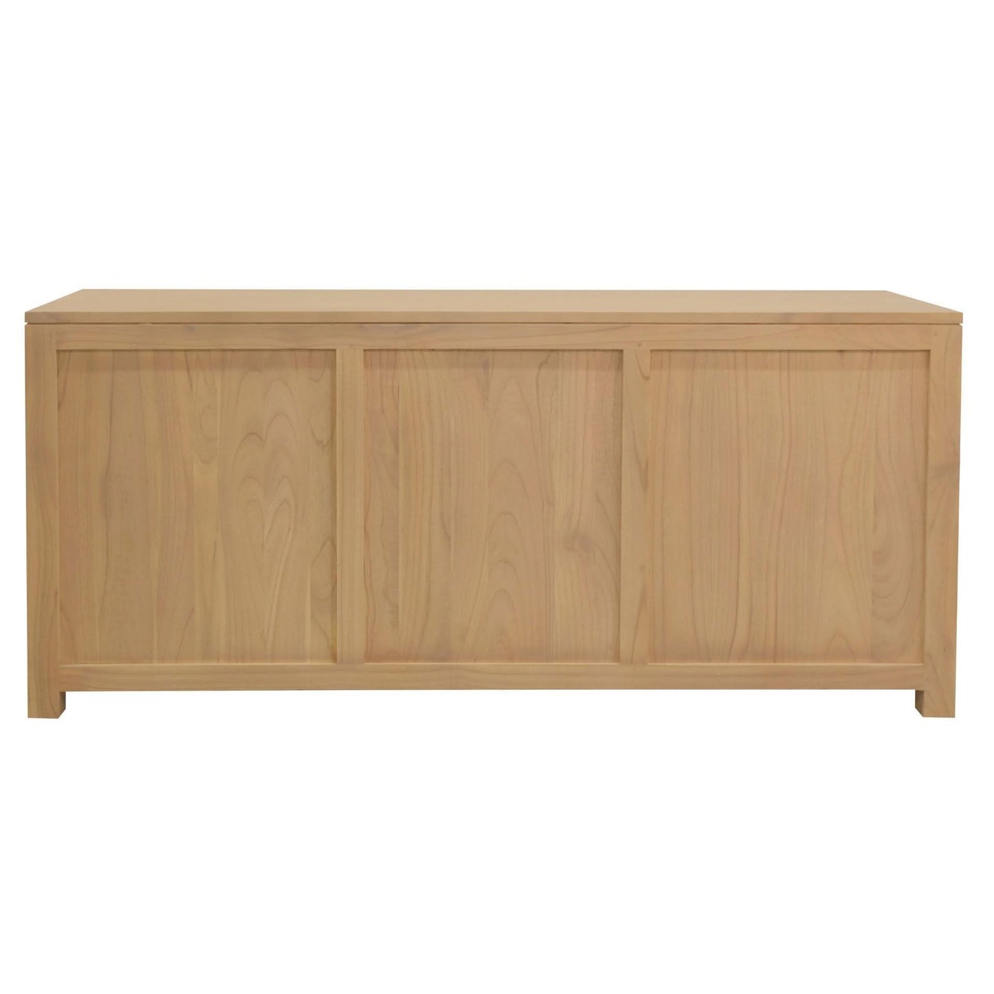 Tanaka 6 Drawer Dresser / Chest of 6 Drawers in Natural - Chocolate Wood