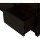 Tanaka Solid Mahogany 6 Drawer Dresser / Chest of 6 Drawers in Chocolate - Chocolate Wood