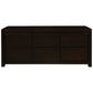 Tanaka Solid Mahogany 6 Drawer Dresser / Chest of 6 Drawers in Chocolate - Chocolate Wood