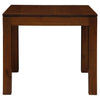 Tanaka Solid Mahogany Dining Table, 90cm in Mahogany - Chocolate Wood