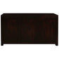 TANAKA SOLID MAHOGANY BUFFET SIDEBOARD 3 DOORS & 3 DRAWERS IN CHOCOLATE FINISH - MyChocolateWood