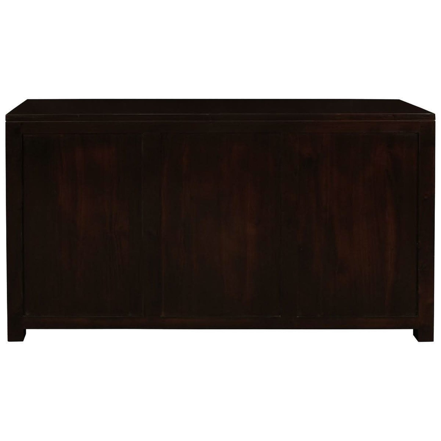 Tanaka Solid Mahogany 3-Door 3-Drawer Buffet in Chocolate styled