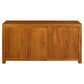 TANAKA SOLID MAHOGANY BUFFET WITH 2 DOORS & 3 DRAWERS IN LIGHT PECAN FINISH - MyChocolateWood