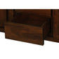 Tanaka Solid Mahogany Buffet 150cm with 2 Doors & 3 Drawers in Mahogany - Chocolate Wood