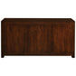 Tanaka Solid Mahogany Buffet 150cm with 2 Doors & 3 Drawers in Mahogany - Chocolate Wood