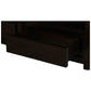 Tanaka Solid Mahogany Coffee Table 120cm with 4 Drawers in Chocolate - Chocolate Wood