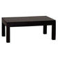 Tanaka Solid Mahogany Contemporary Coffee Table - Chocolate