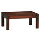 Tanaka Solid Mahogany Contemporary Coffee Table in Mahogany - Chocolate Wood