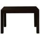 Tanaka Solid Mahogany Dining Table, 120cm in Chocolate - Chocolate Wood
