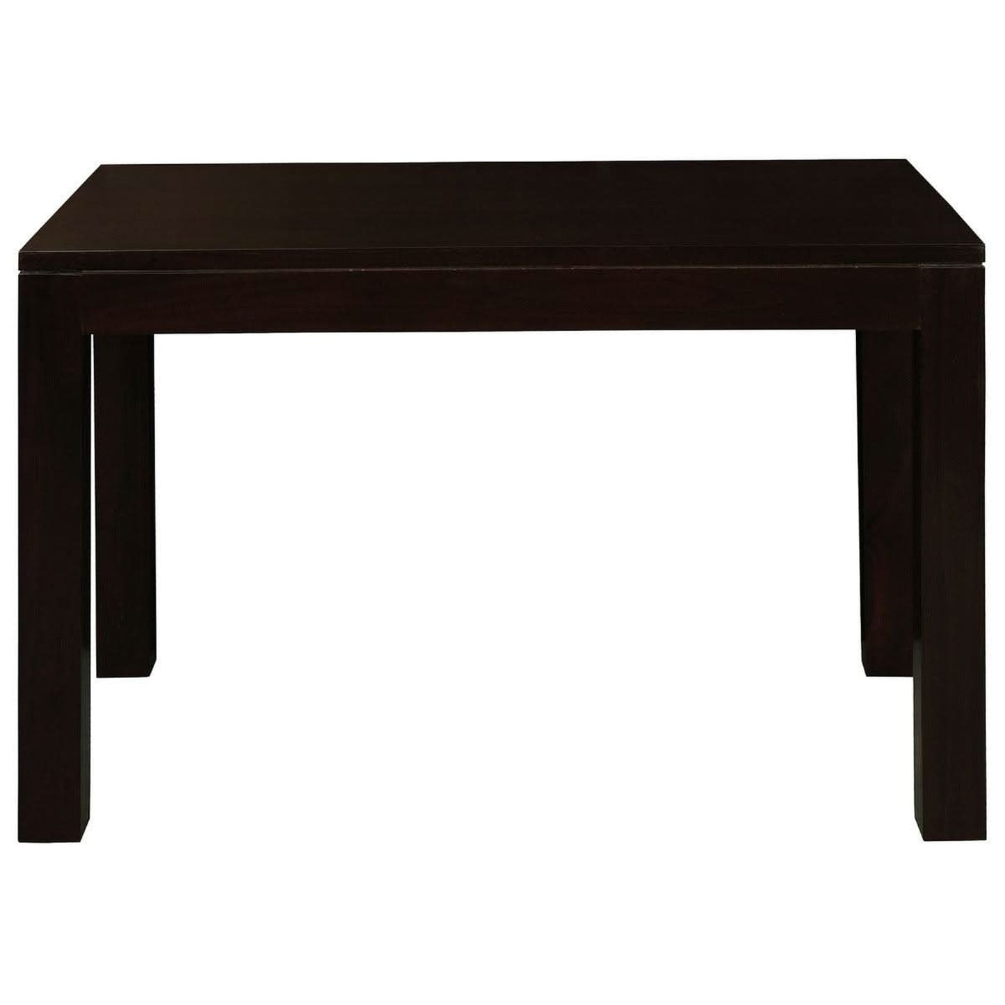 Tanaka Solid Mahogany Dining Table, 120cm in Chocolate - Chocolate Wood