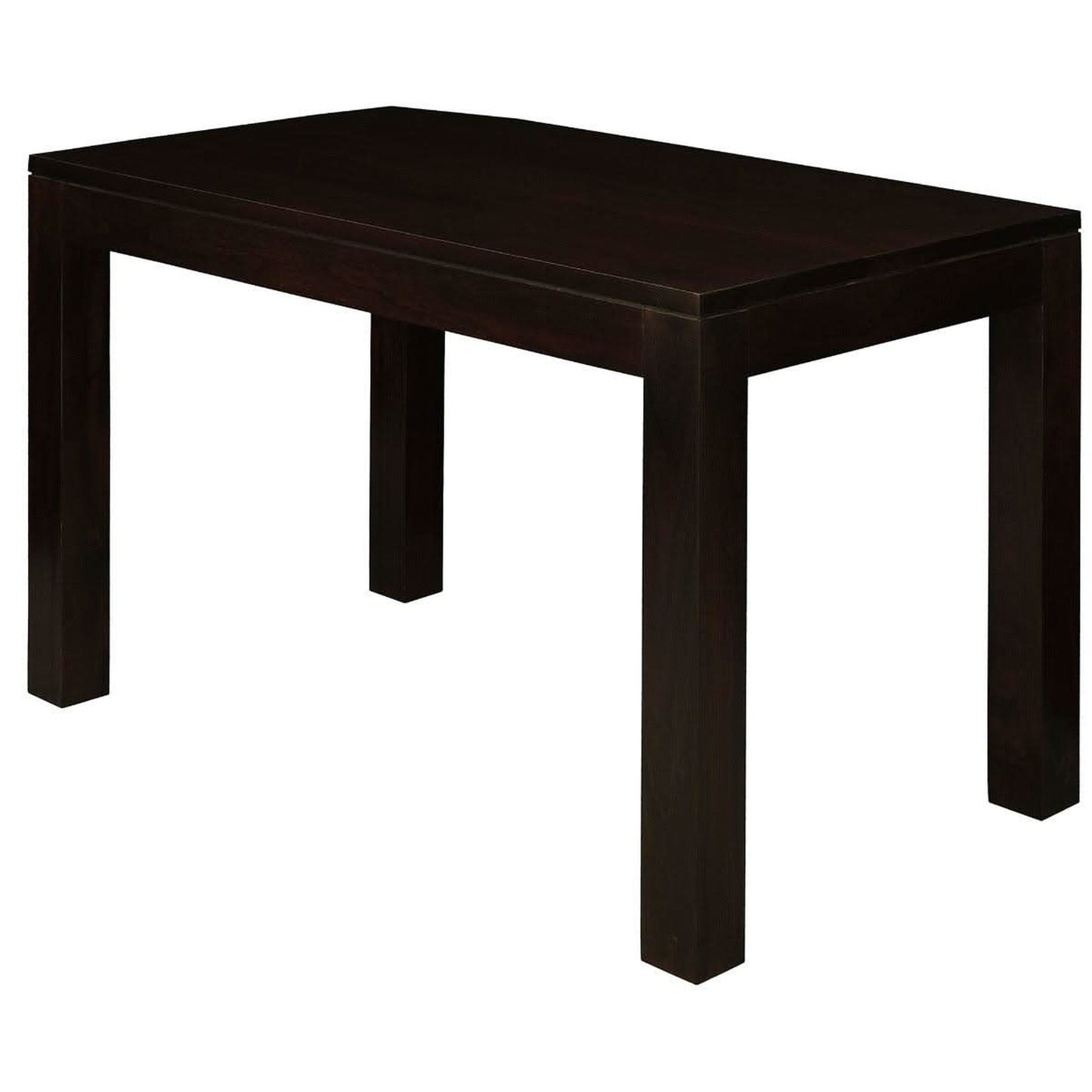 Tanaka Solid Mahogany Dining Table, 120cm in Chocolate - Chocolate Wood