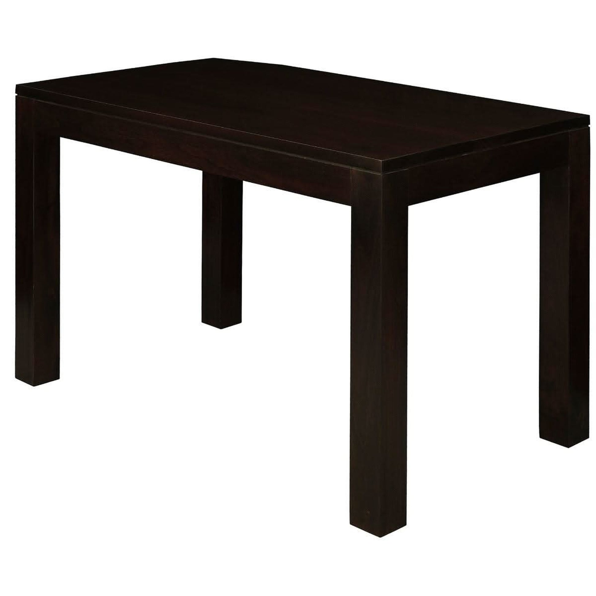 Tanaka Solid Mahogany Dining Table, 120cm in Chocolate - Chocolate Wood