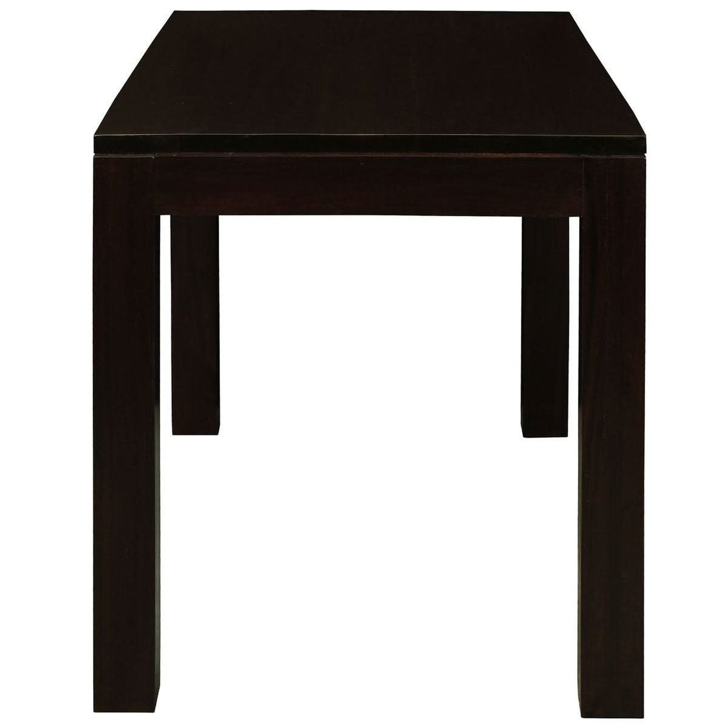 Tanaka Solid Mahogany Dining Table, 120cm in Chocolate - Chocolate Wood